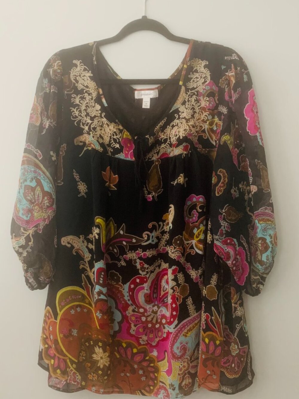 DressBarn blouse multi color